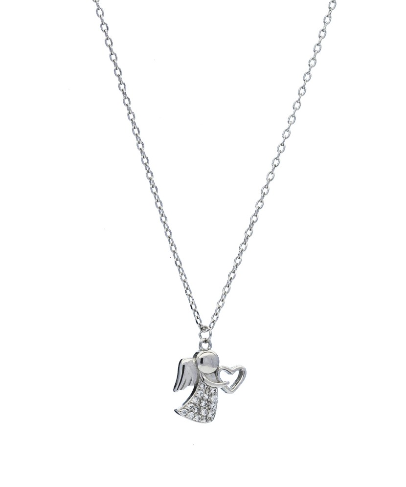 Sidabrinė Grandinėlė Su Pakabuku "Angelas" - Sidabrinės grandinėlės su pakabukais - Goldinga