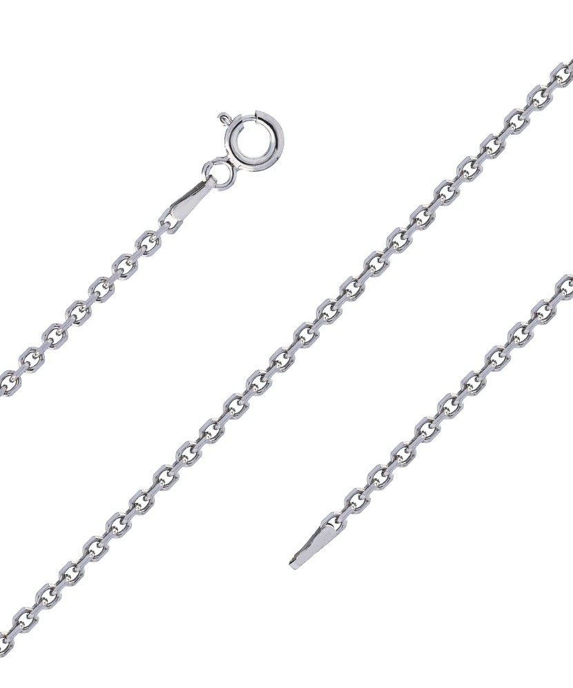 Sidabrinė Grandinėlė dengta rodžiu "Anchor" - Sidabrinės grandinėlės - Goldinga