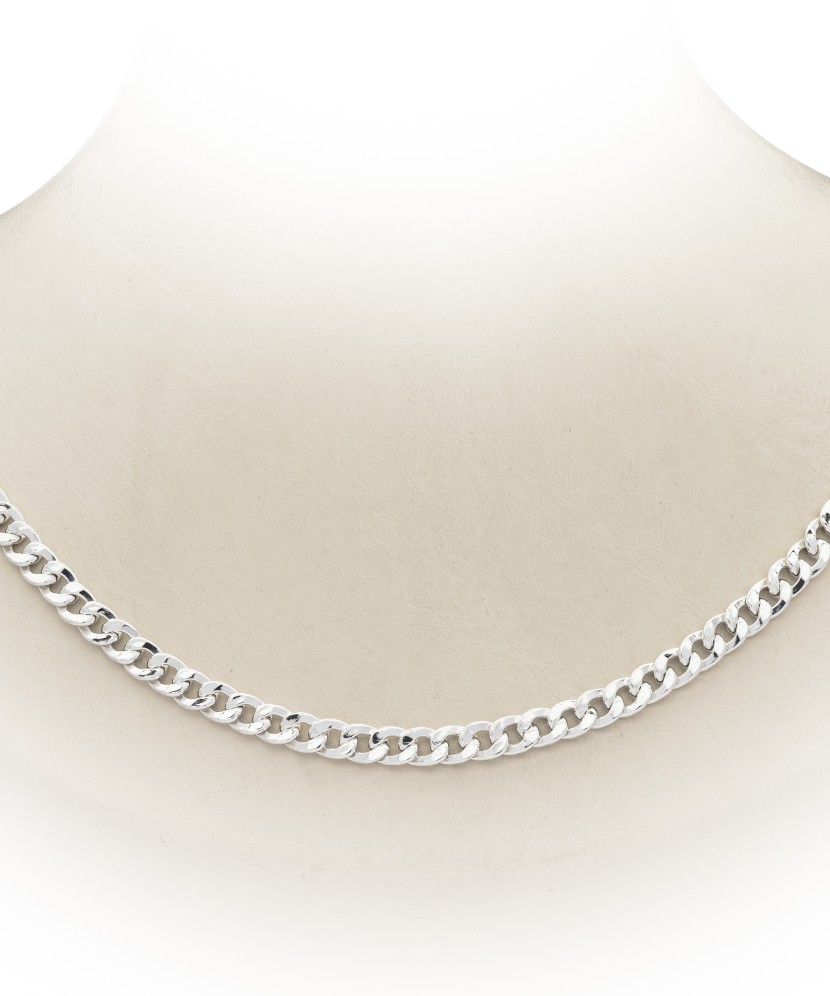 Sidabrinė Grandinėlė "Curb" 4.6mm - Sidabrinės grandinėlės - Goldinga