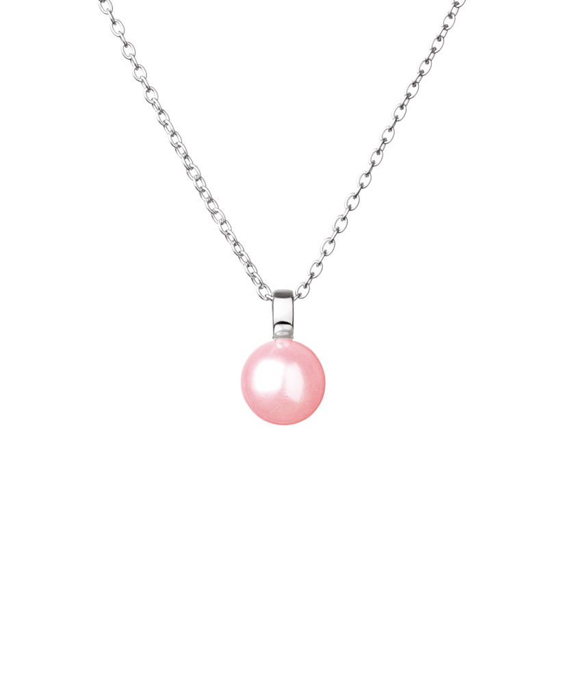 Sidabrinė grandinėlė su perlu - Sidabrinės grandinėlės su pakabukais - Goldinga