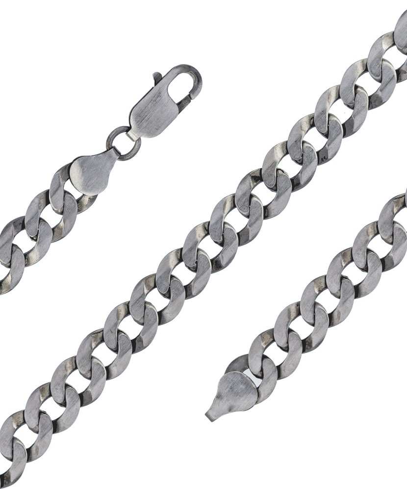 Sidabrinė apyrankė "Curb" - Sidabrinės apyrankės - Goldinga