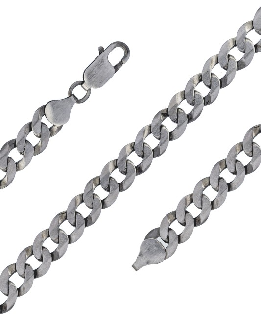 Sidabrinė apyrankė "Curb" - Sidabrinės apyrankės - Goldinga