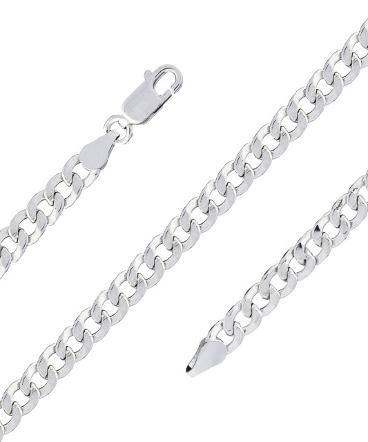 Sidabrinė apyrankė "Curb" - Sidabrinės apyrankės - Goldinga