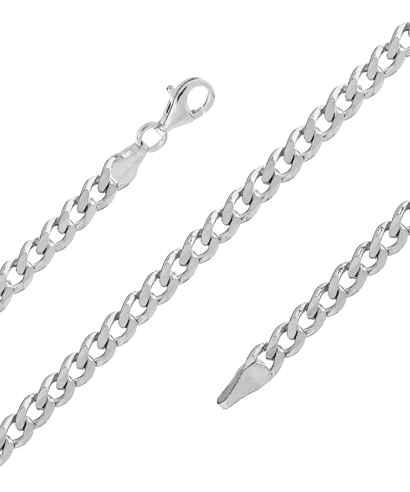 Sidabrinė apyrankė "Curb" - Sidabrinės apyrankės - Goldinga