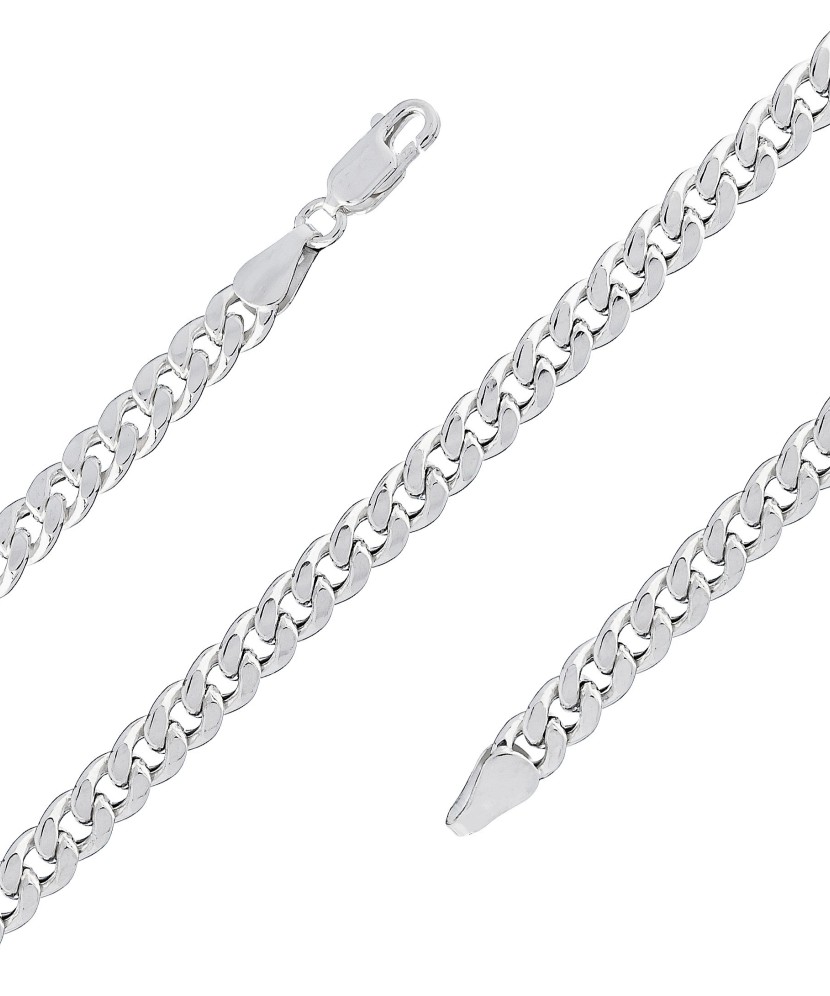 Sidabrinė apyrankė "Curb" - Sidabrinės apyrankės - Goldinga