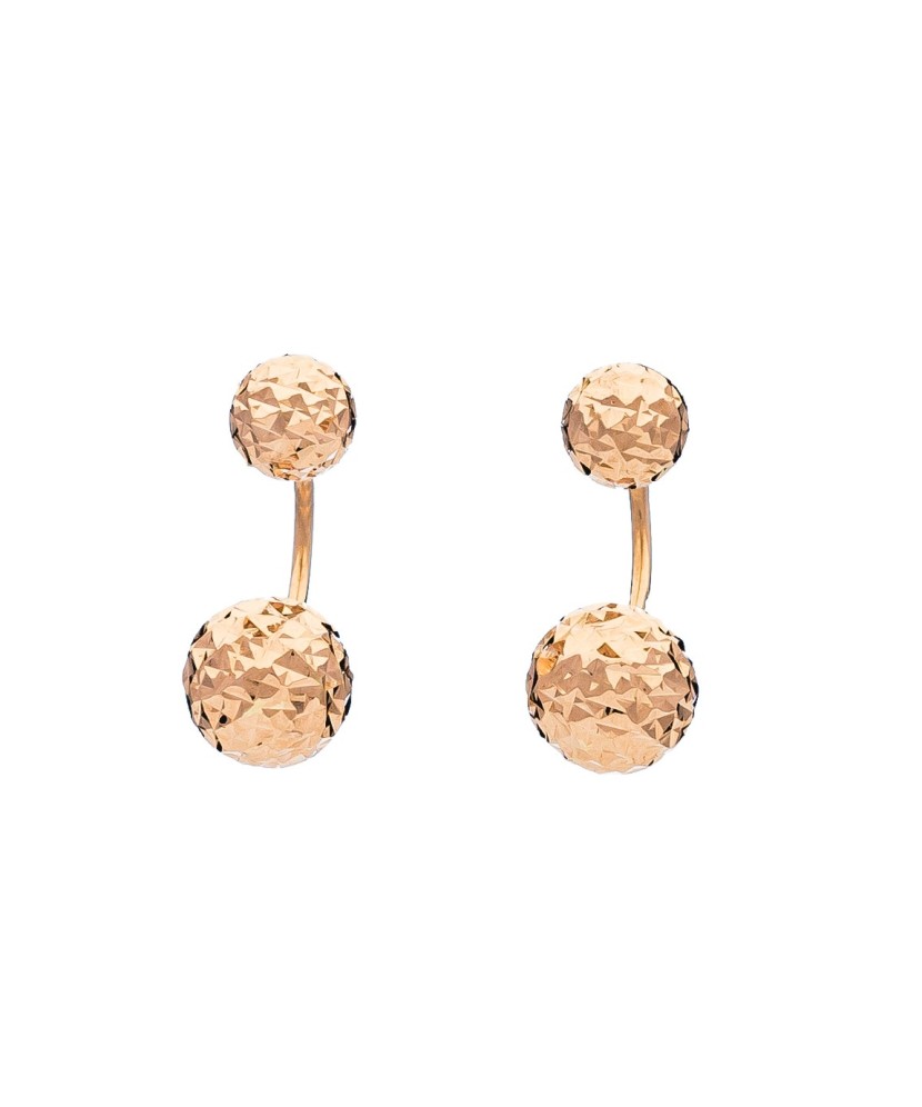 Auksiniai graviruoti auskarai - Auksiniai auskarai - Goldinga