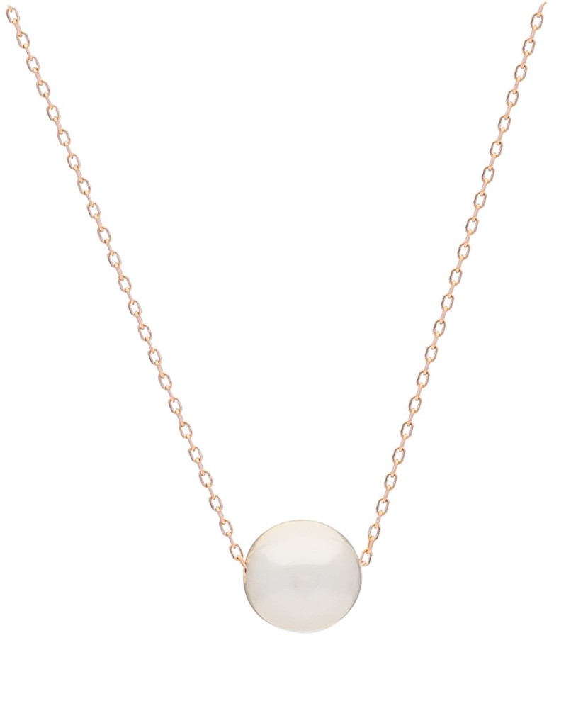 Auksinė grandinėlė su perlo pakabuku - Auksinės grandinėlės su pakabukais - Goldinga