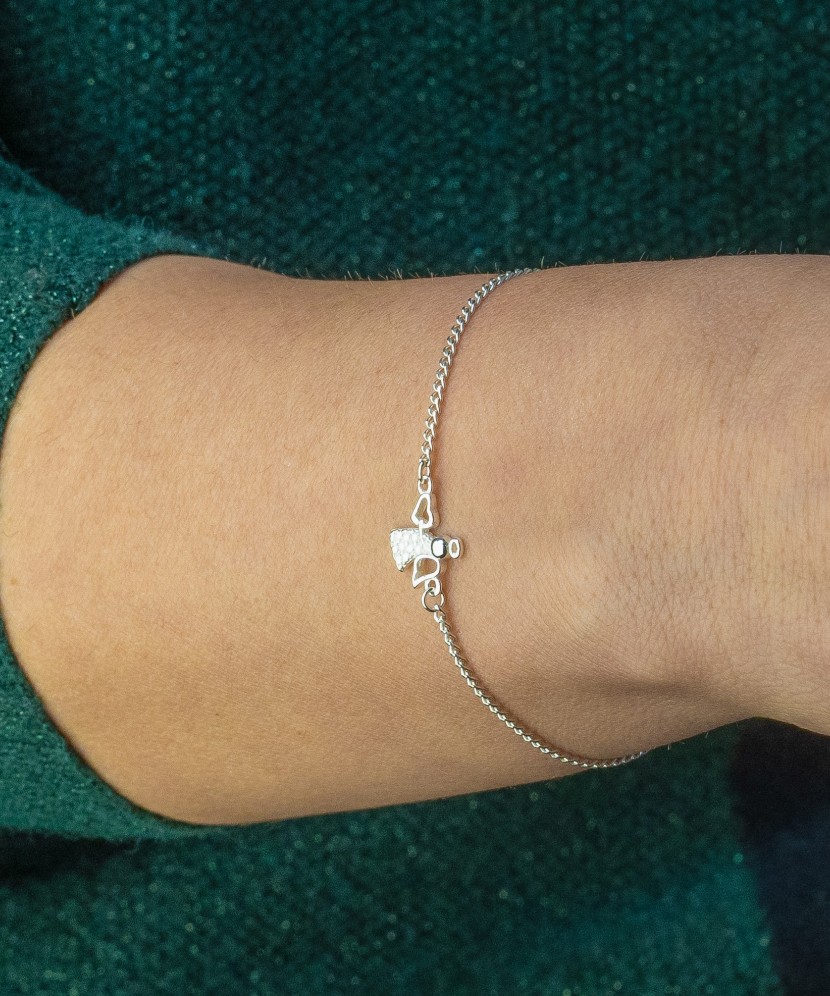 Vaikiška Sidabrinė apyrankė su pakabuku "Angelas" - Sidabrinės apyrankės - Goldinga