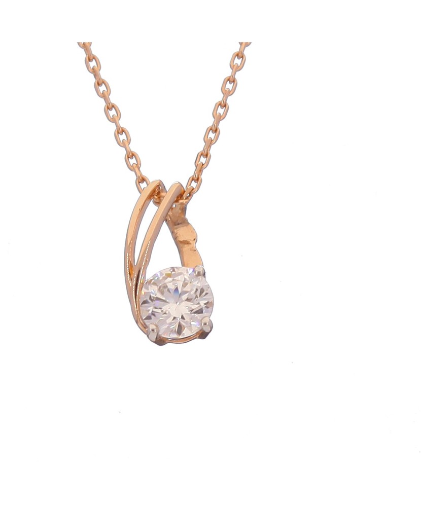 Auksinis pakabukas su cirkoniu - Auksiniai pakabukai - Goldinga