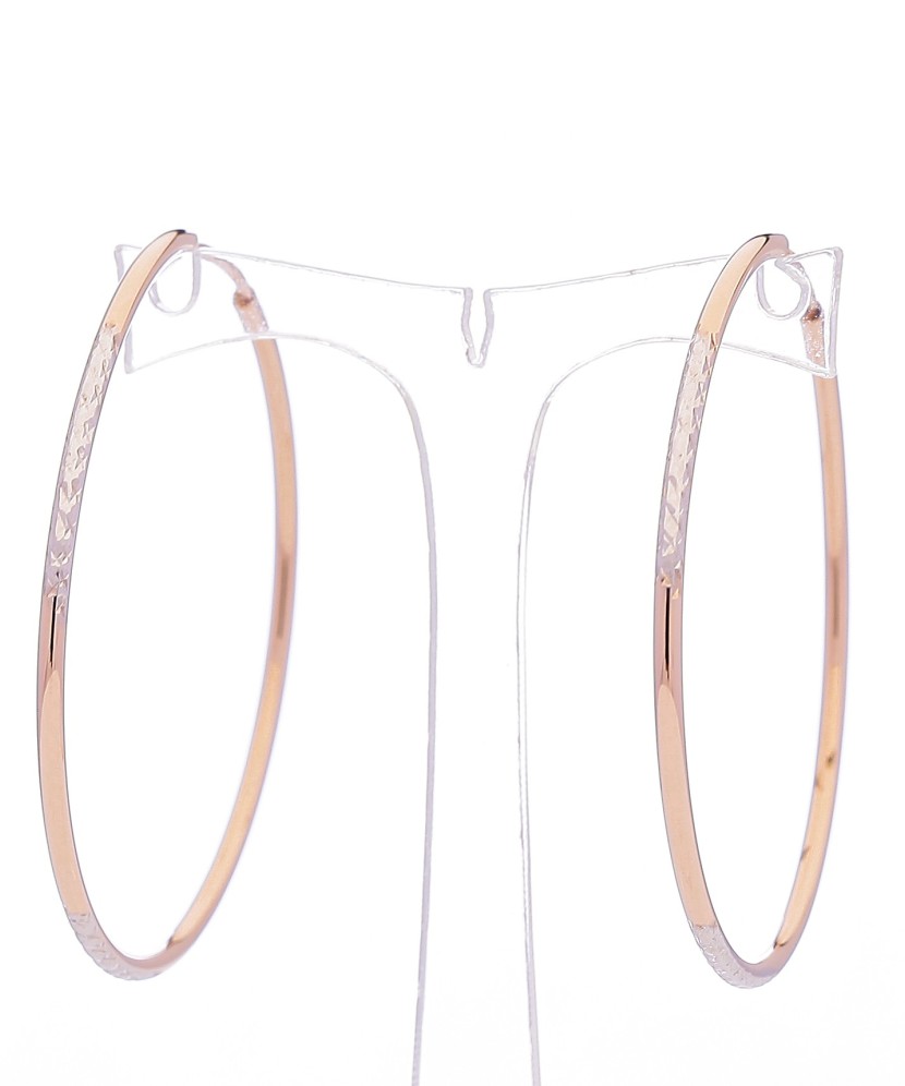 Auksiniai auskarai rinkutės 38mm - Auksiniai auskarai - Goldinga