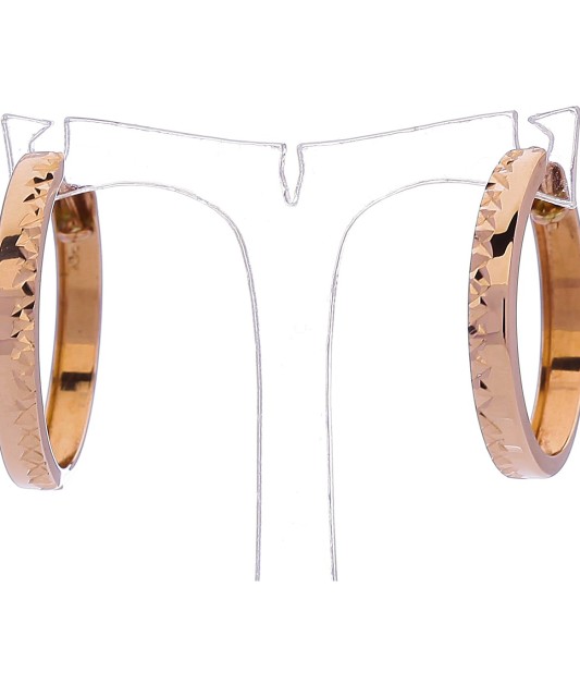 Auksiniai auskarai 20mm - Auksiniai auskarai - Goldinga