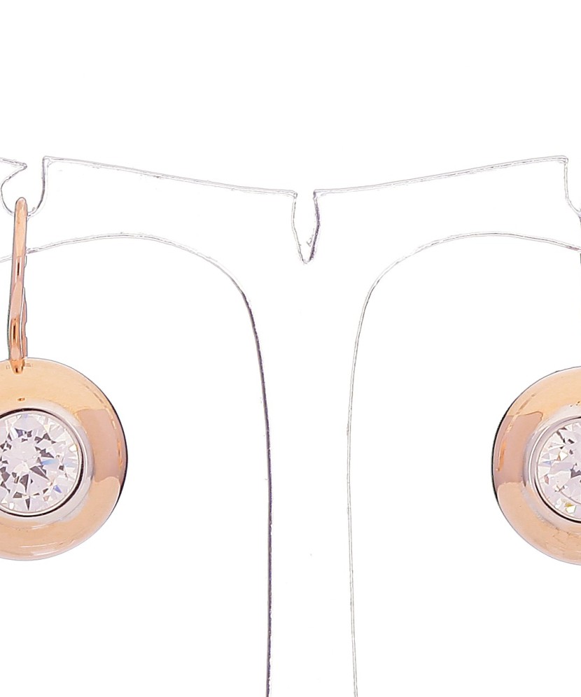 Auksiniai auskarai su cirkoniu - Auksiniai auskarai - Goldinga