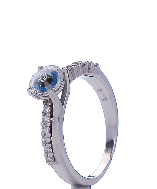 Sidabrinis žiedas su cirkoniais - Sidabriniai žiedai - Goldinga