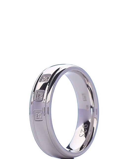 Sidabrinis žiedas su cirkoniais - Sidabriniai žiedai - Goldinga