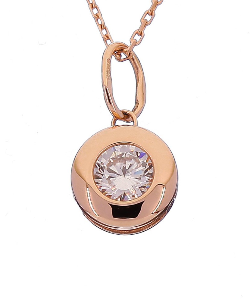 Auksinis pakabukas su cirkoniu - Auksiniai pakabukai - Goldinga