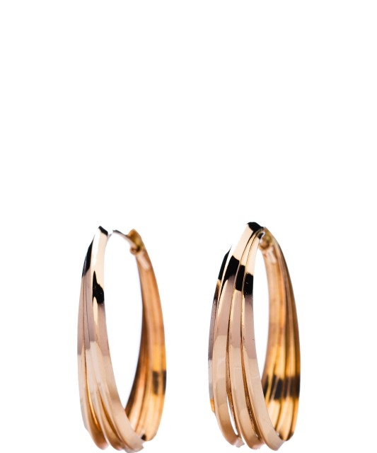 Auksiniai auskarai 25mm - Auksiniai auskarai - Goldinga