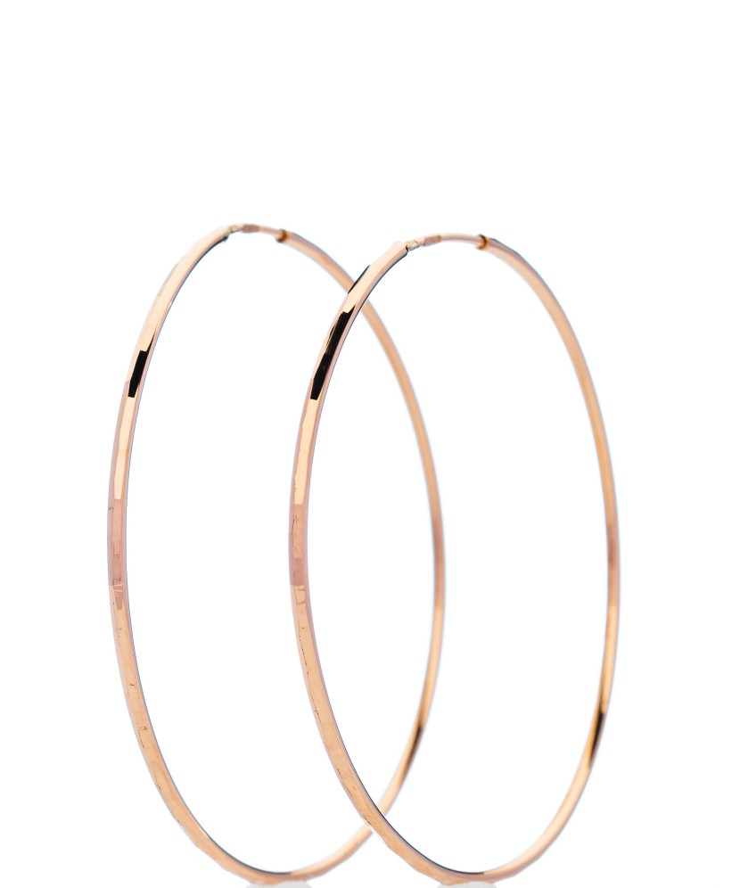 Auksiniai auskarai rinkutės 42mm - Auksiniai auskarai - Goldinga