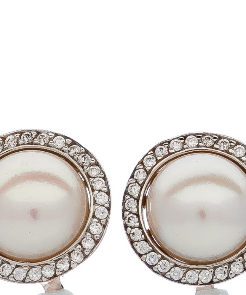 Auksiniai auskarai su perlu - Auskarai su perlais - Goldinga