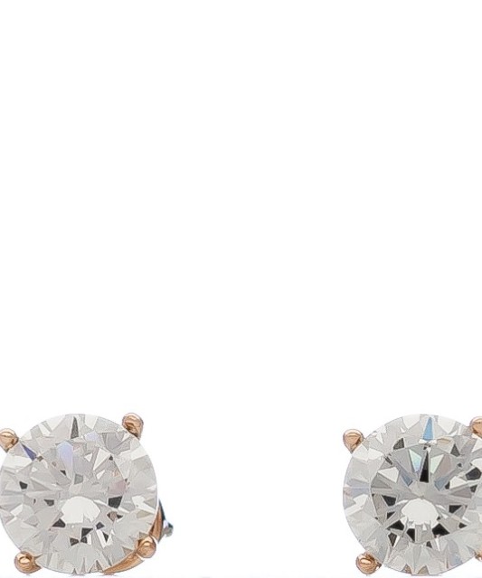 Auksiniai auskarai su cirkoniu - Auksiniai auskarai - Goldinga