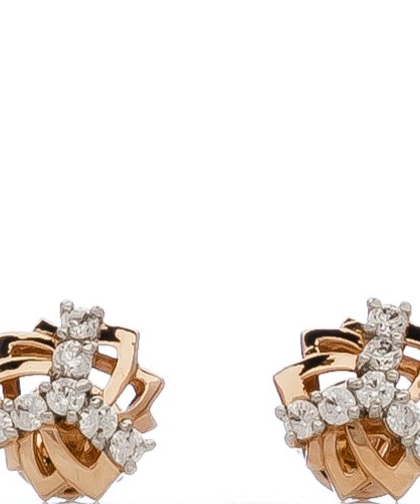 Auksiniai auskarai su cirkoniais - Auksiniai auskarai - Goldinga