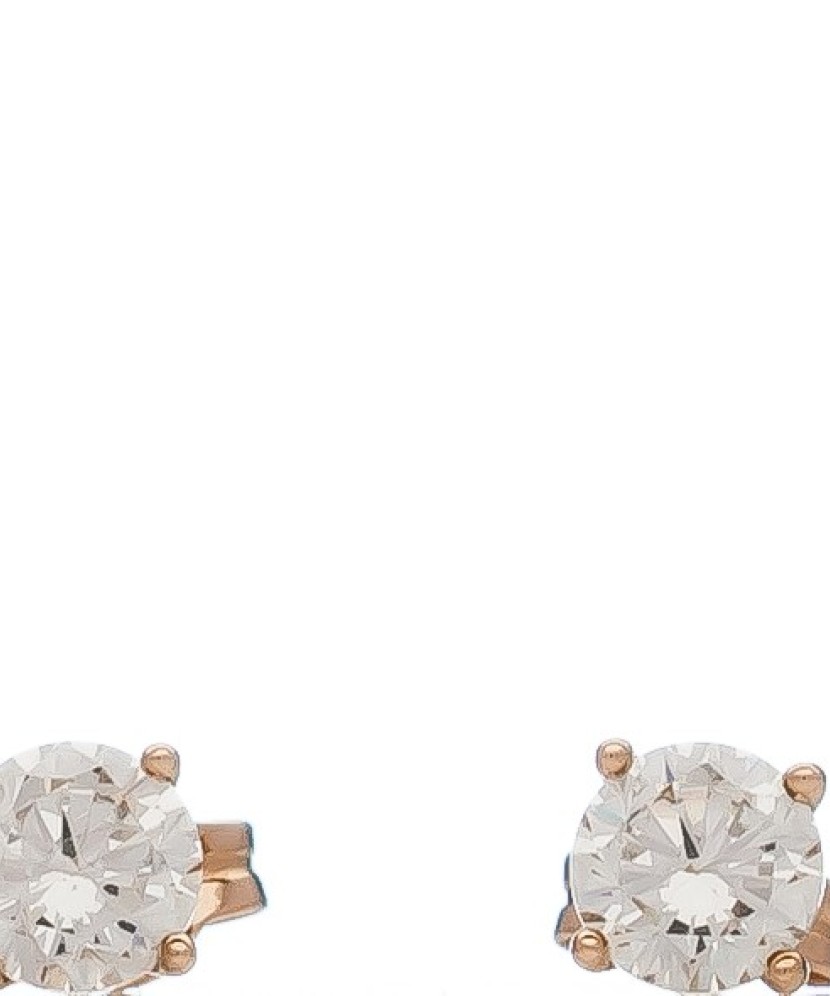 Auksiniai auskarai su cirkoniu - Auksiniai auskarai - Goldinga