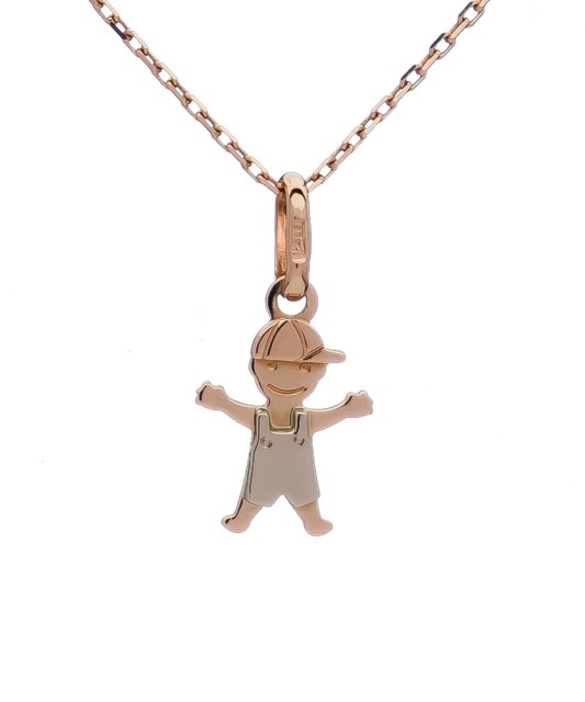 Auksinis pakabukas "Berniukas" - Auksiniai pakabukai - Goldinga