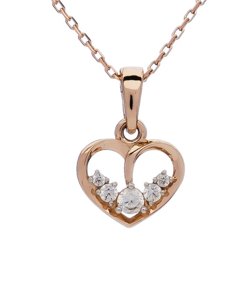 Auksinis Pakabukas Su Cirkoniais - Auksiniai pakabukai - Goldinga