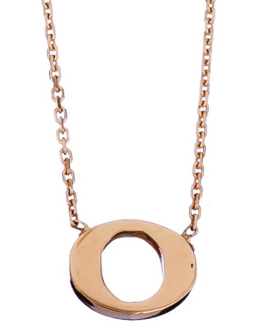 Auksinė grandinėlė su pakabuku raide O - Auksinės grandinėlės su pakabukais - Goldinga