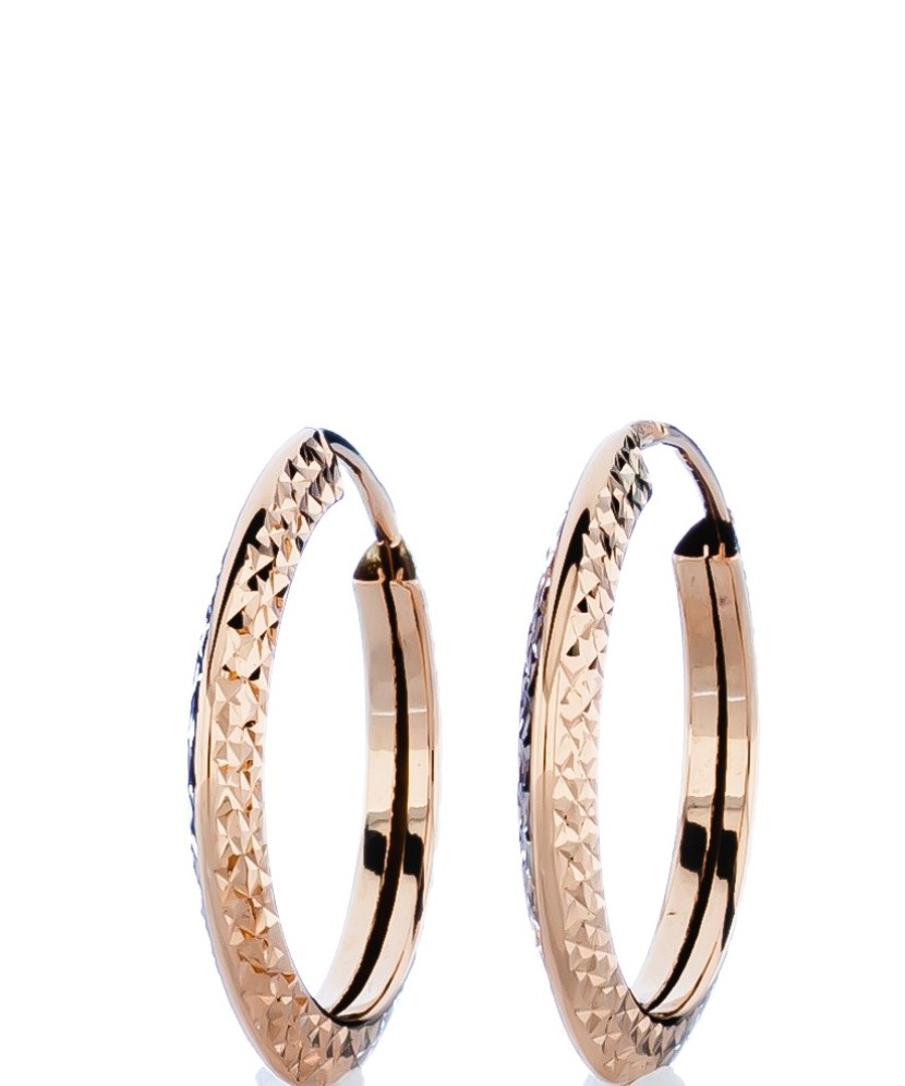 Auksiniai auskarai 20mm - Auksiniai auskarai - Goldinga