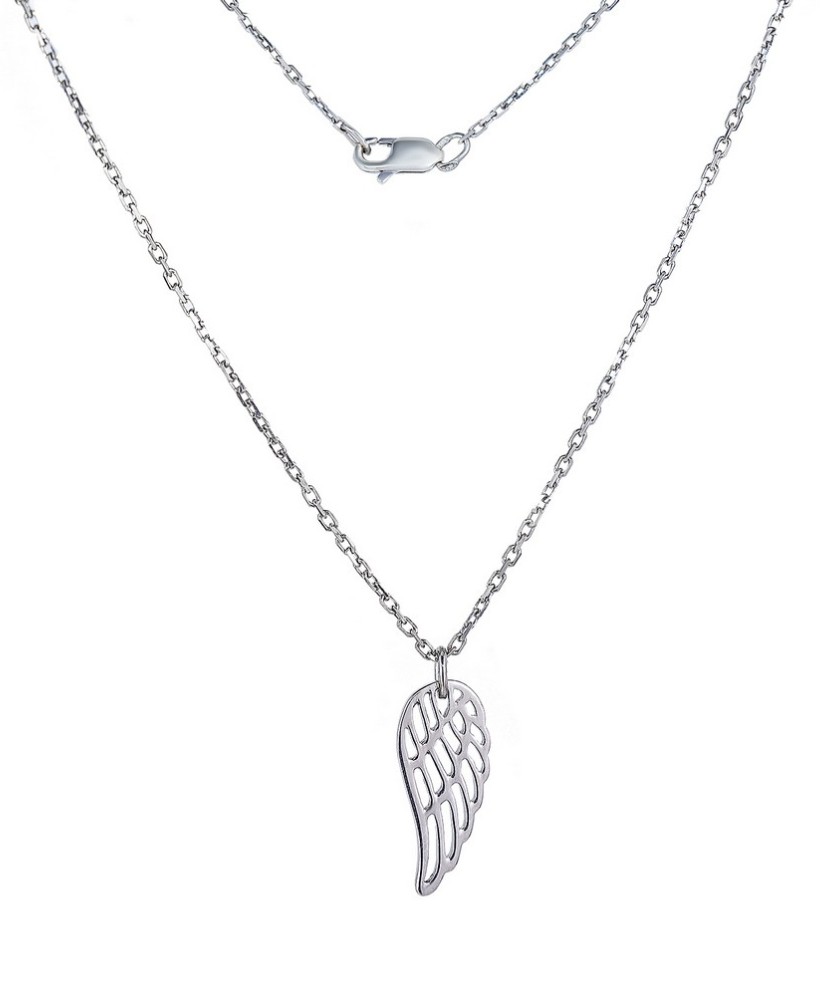 Sidabrinė grandinėle su pakabuku "Angelo Sparnas" - Sidabrinės grandinėlės su pakabukais - Goldinga