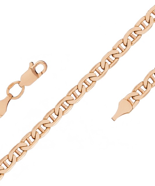 Auksinė grandinėlė "Marina" 4.1mm - Auksinės grandinėlės - Goldinga