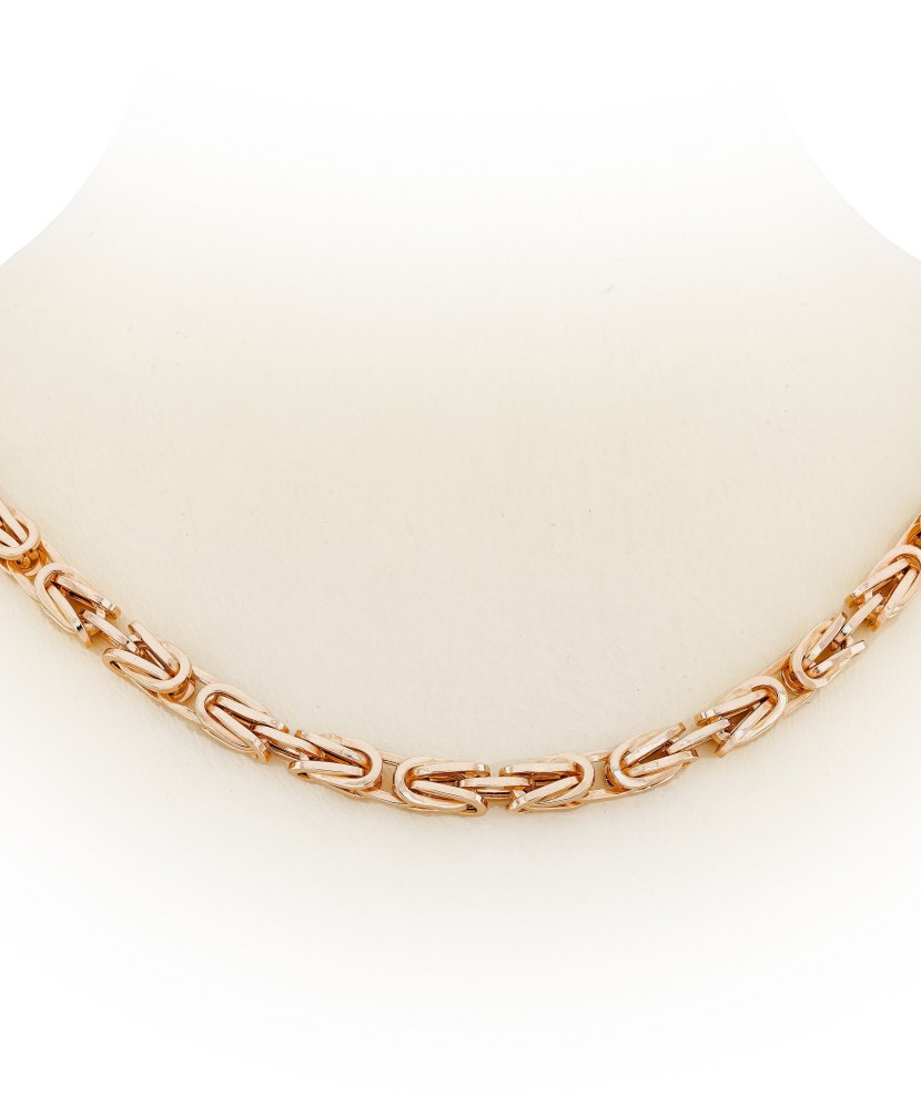 Auksinė grandinėlė "Royal python" 3mm - Auksinės grandinėlės - Goldinga