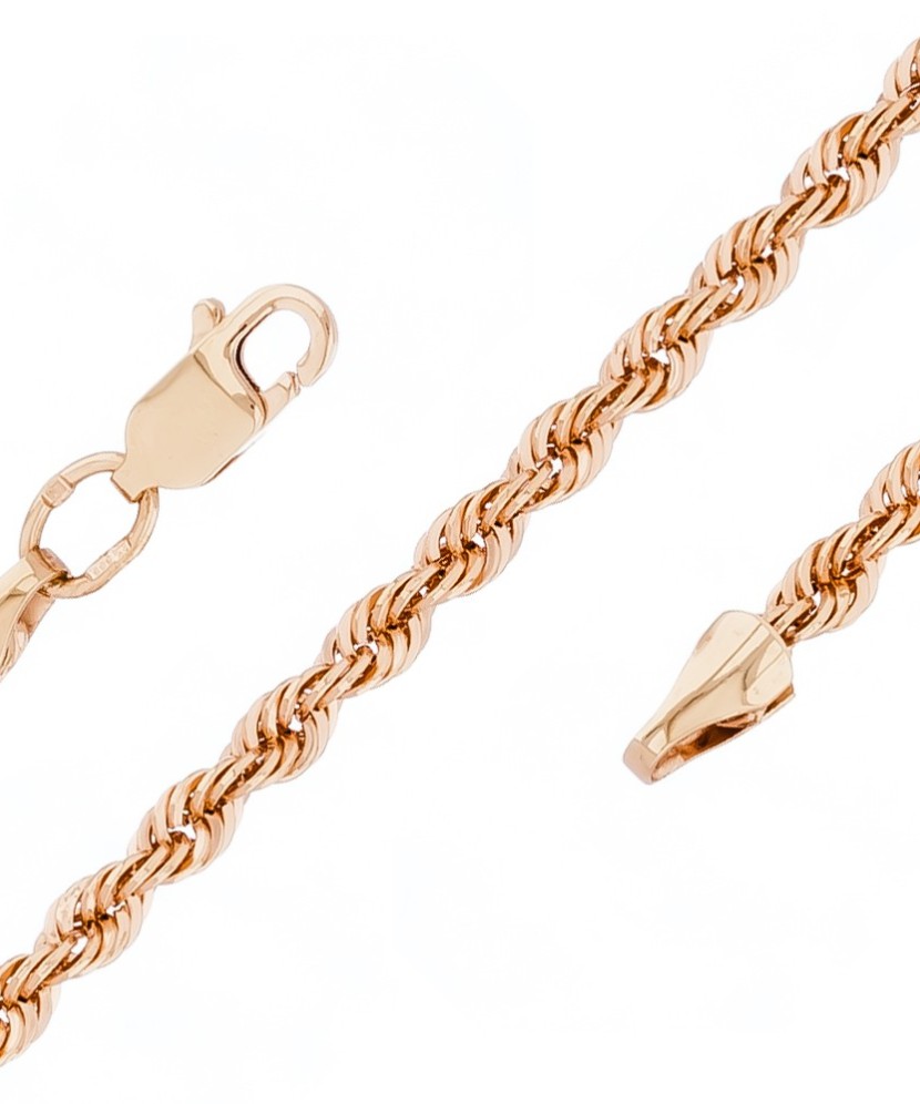 Auksinė grandinėlė "Rope" 3.1mm - Auksinės grandinėlės - Goldinga