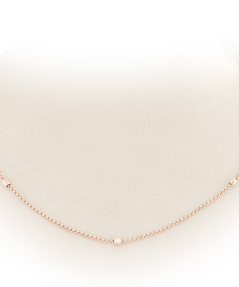 Auksinė grandinėlė "Box" 1.3mm - Auksinės grandinėlės - Goldinga