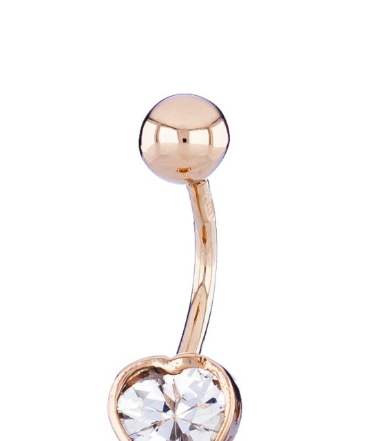 Auksinis auskaras į bambą su cirkoniu - Auskarai į bambą ir nosį - Goldinga