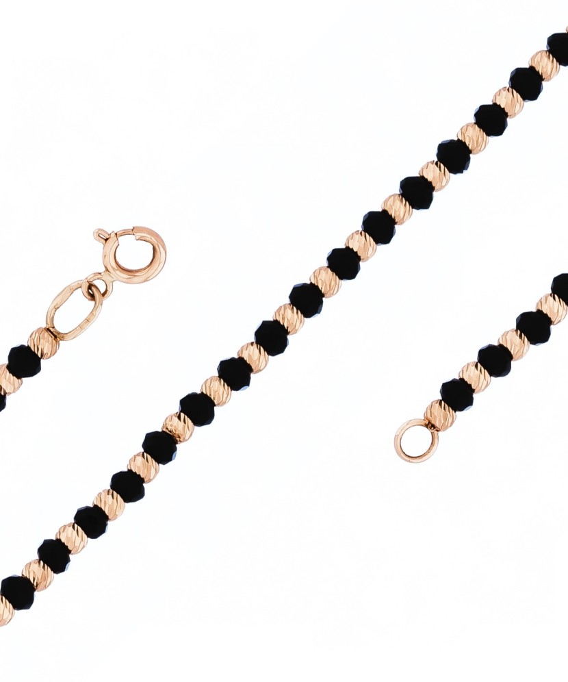 Auksinė Grandinėlė Su Oniksais 2.5mm - Auksinės grandinėlės - Goldinga