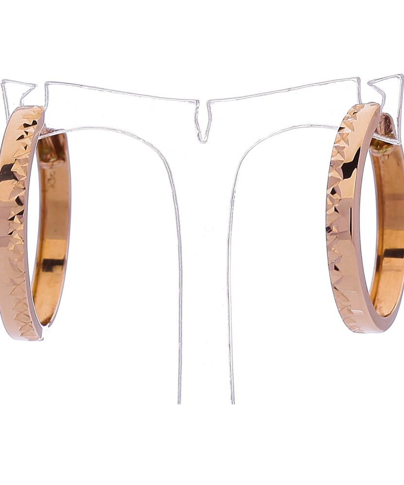 Auksiniai auskarai 30mm - Auksiniai auskarai - Goldinga