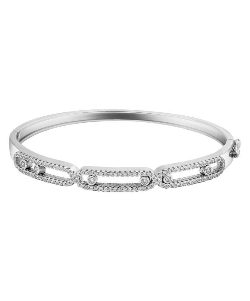 Sidabrinė apyrankė su cirkoniais - Sidabrinės apyrankės - Goldinga