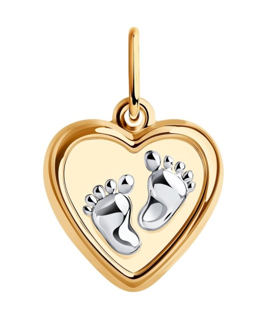 Auksinis pakabukas "Širdelė" - Auksiniai pakabukai - Goldinga