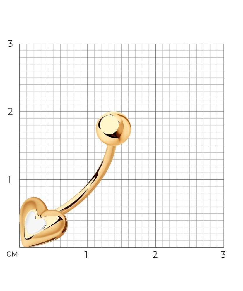 Auskinis auskaras į bambą - Auskarai į bambą ir nosį - Goldinga