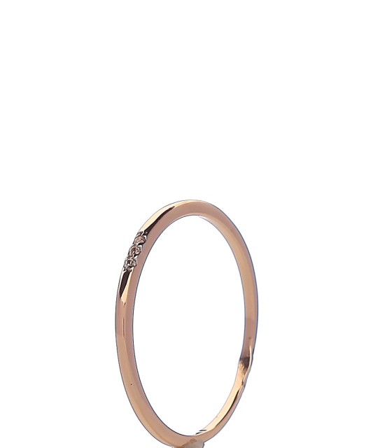 Auksinis žiedas su cirkoniais - Auksiniai žiedai - Goldinga