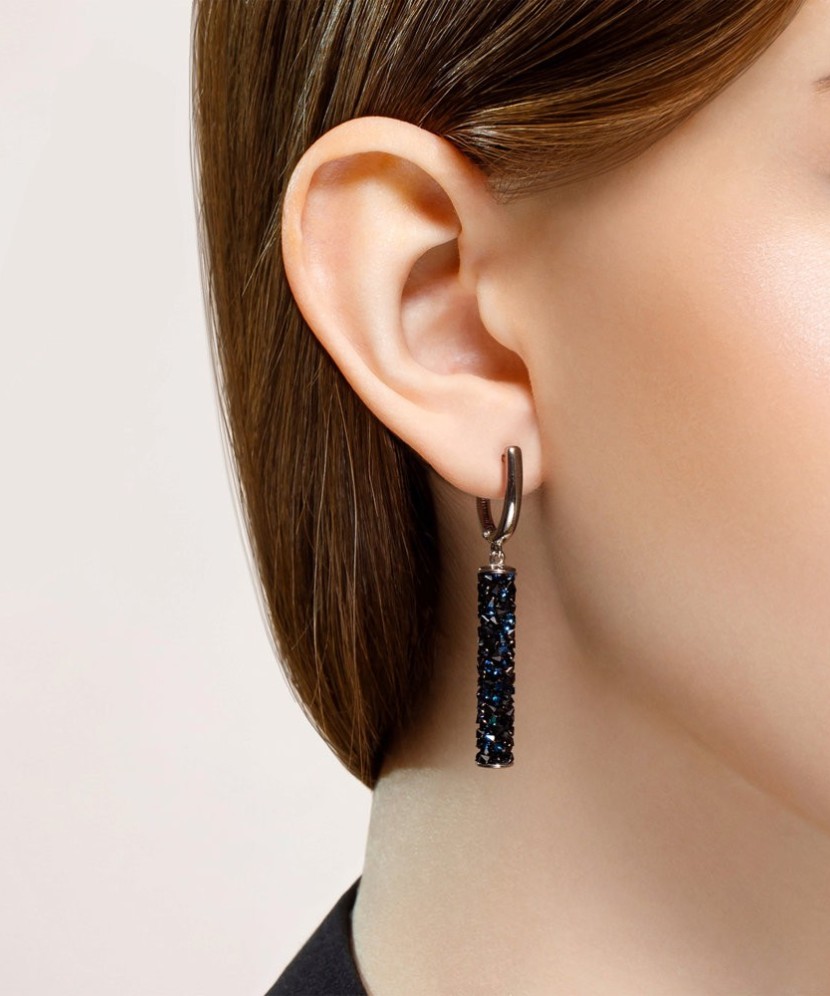 Sidabriniai auskarai su kristalais - Sidabriniai auskarai - Goldinga