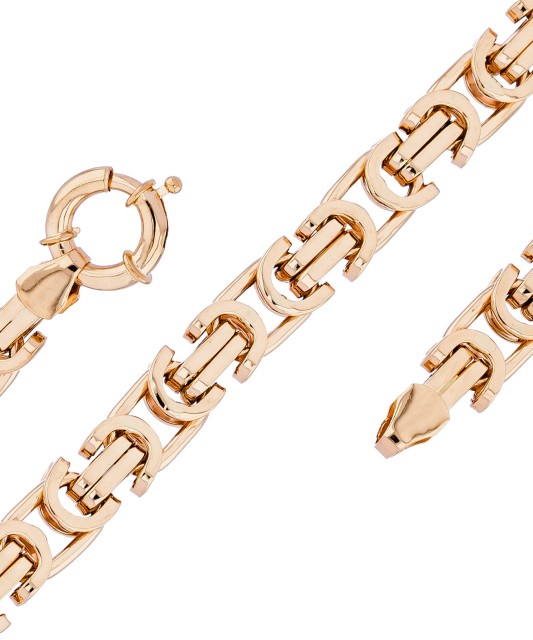 Auksinė grandinėlė 7.8mm - Auksinės grandinėlės - Goldinga