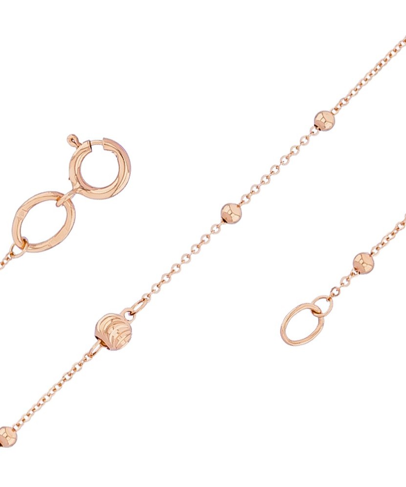 Auksinė grandinėlė su bumbuliukais - Auksinės grandinėlės - Goldinga