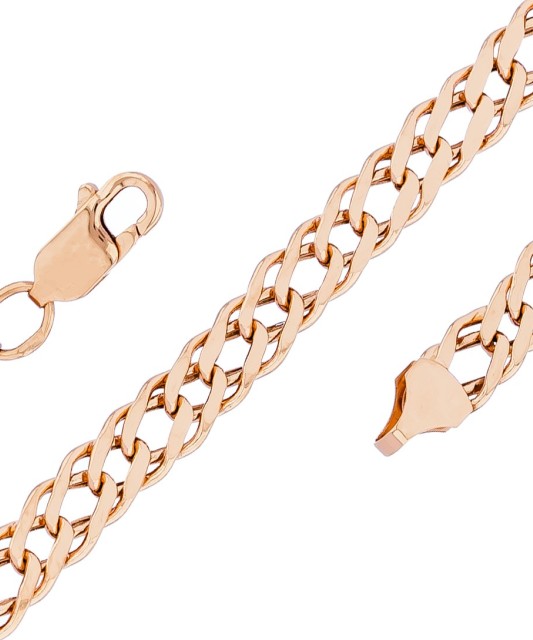 Auksinė grandinėlė "Rombo" 5.6mm - Auksinės grandinėlės - Goldinga