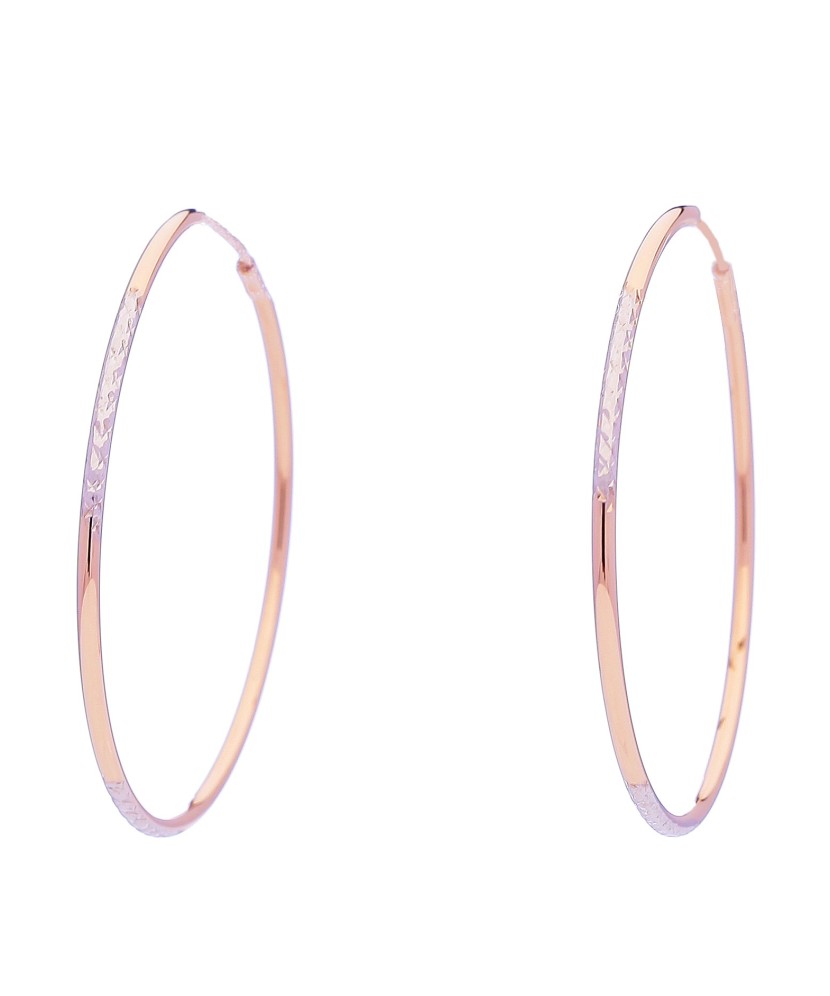 Auksiniai auskarai rinkutės 38mm - Auksiniai auskarai - Goldinga