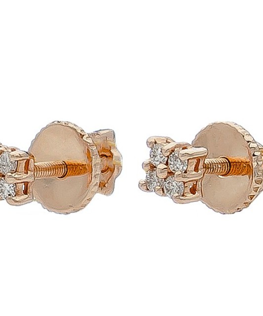 Auksiniai auskarai su briliantais - Auksiniai Auskarai su brangakmeniais - Goldinga