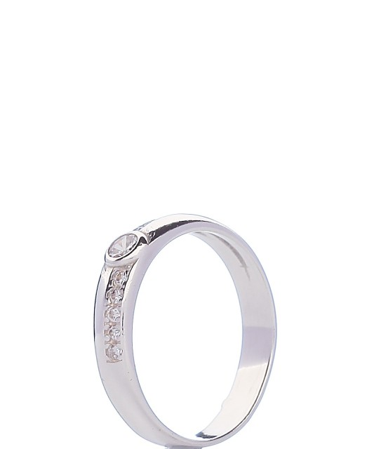Sidabrinis žiedas su cirkoniais - Sidabriniai žiedai - Goldinga