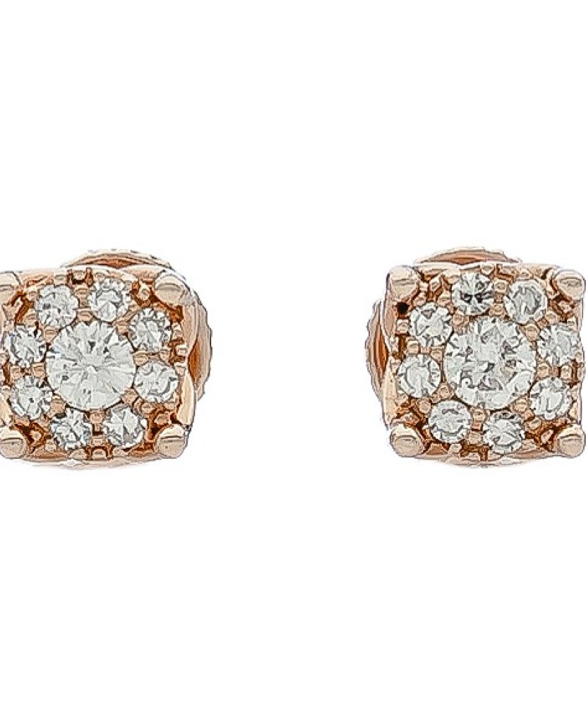 Auksiniai auskarai su deimantais - Auksiniai Auskarai su brangakmeniais - Goldinga