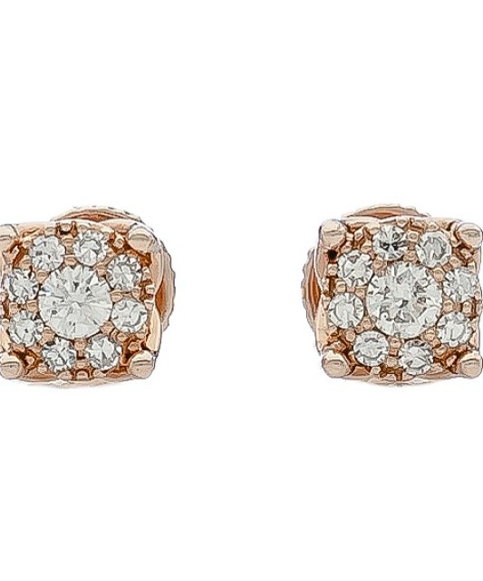 Auksiniai auskarai su deimantais - Auksiniai Auskarai su brangakmeniais - Goldinga